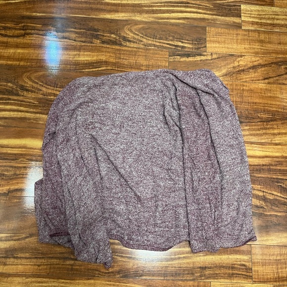 Barefoot Dreams CozyChic Lite Island Wrap - Heathered Rosewood/Vintage Rose - Picture 7 of 8